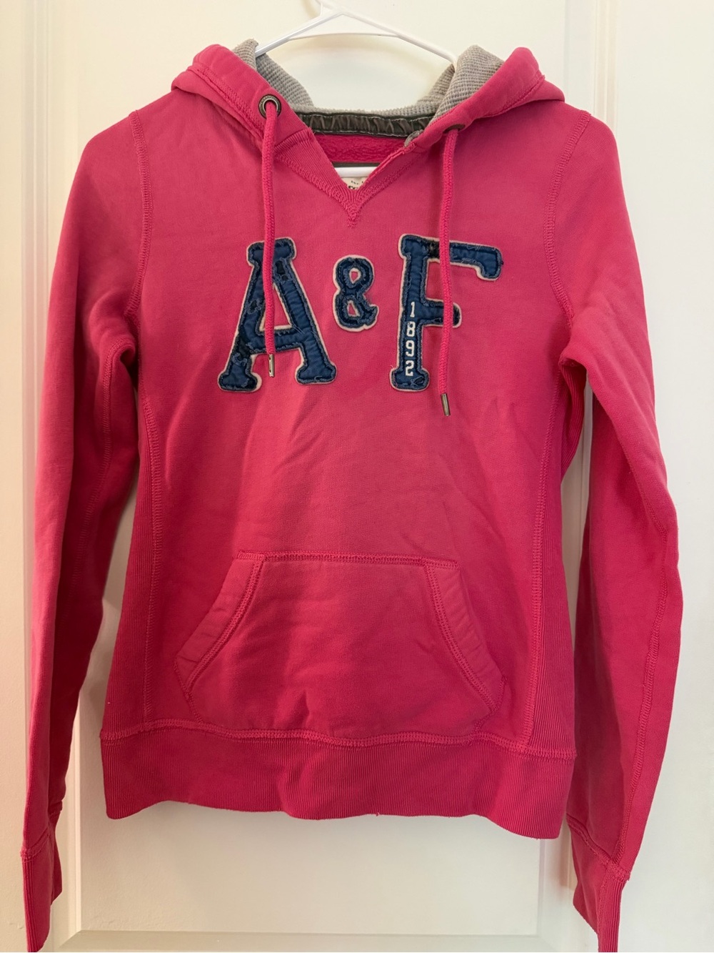 Y2K A&F Pink Hooded Sweatshirt